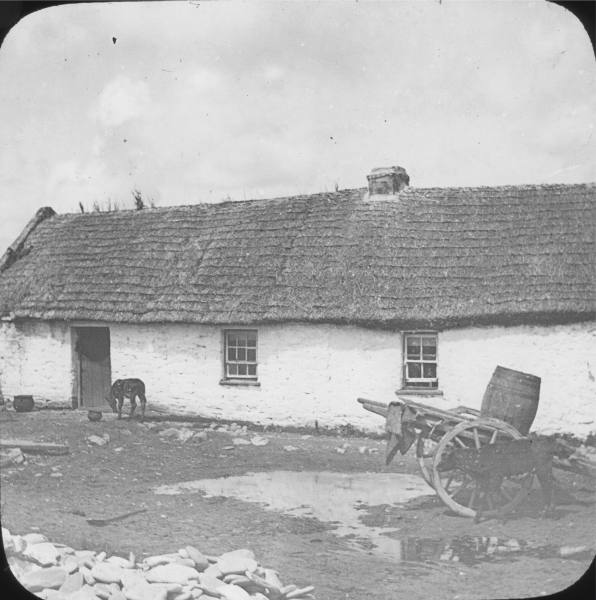 Altes irländisches Haus.